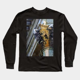 Peregrine Falcon on Saint Stephen's Cathedral (Budapest) Long Sleeve T-Shirt